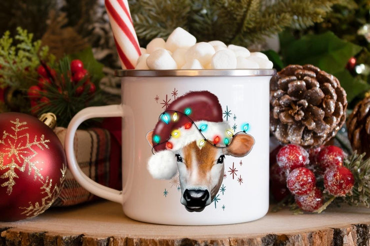 Christmas Cow | Sublimation Download | Farm Animals | Western Png Design