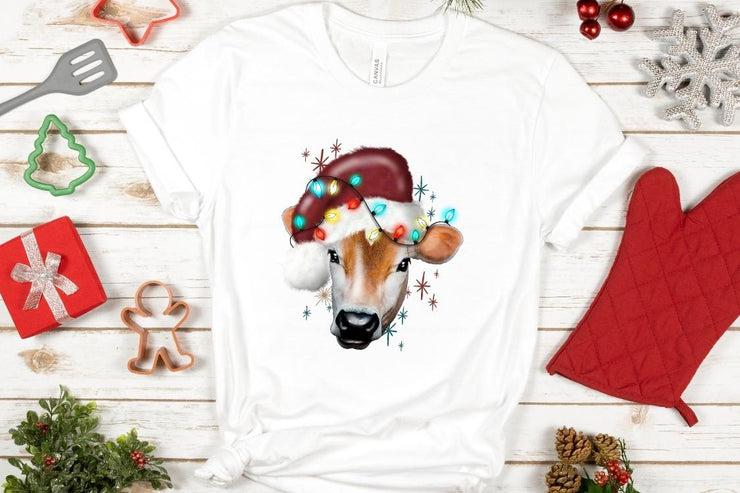 Christmas Cow | Sublimation Download | Farm Animals | Western Png Design