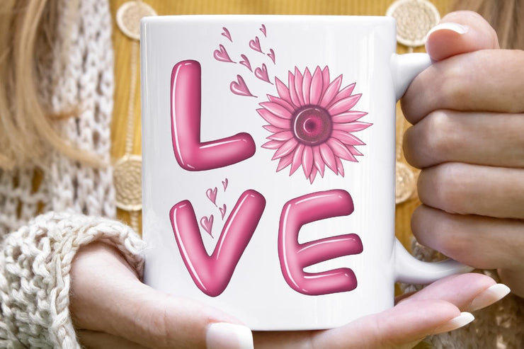 Love Flower | Valentines Day | Sublimation Png