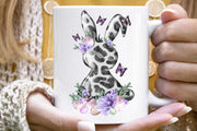 Happy Easter Bunny | Spring Holidays | Gray Rabbit Png