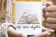 One More Chapter | Book With Flowers | Digital Design