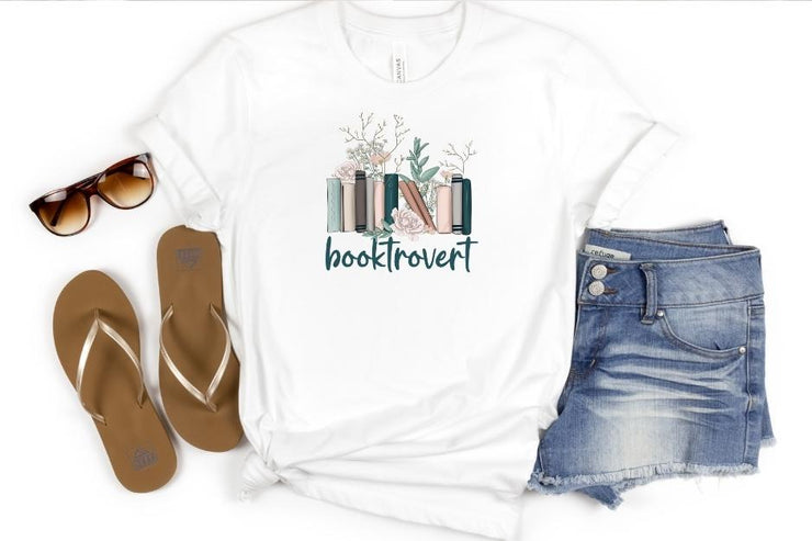 Flowers Books | Love Reading | Booktrovert Png | Sublimation File