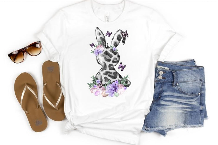 Happy Easter Bunny | Spring Holidays | Gray Rabbit Png