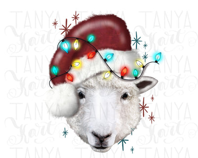 Christmas Sheep| Happy New Year | Sublimation Artwork