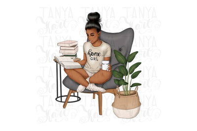 African American | Home Girl | Sublimation Png