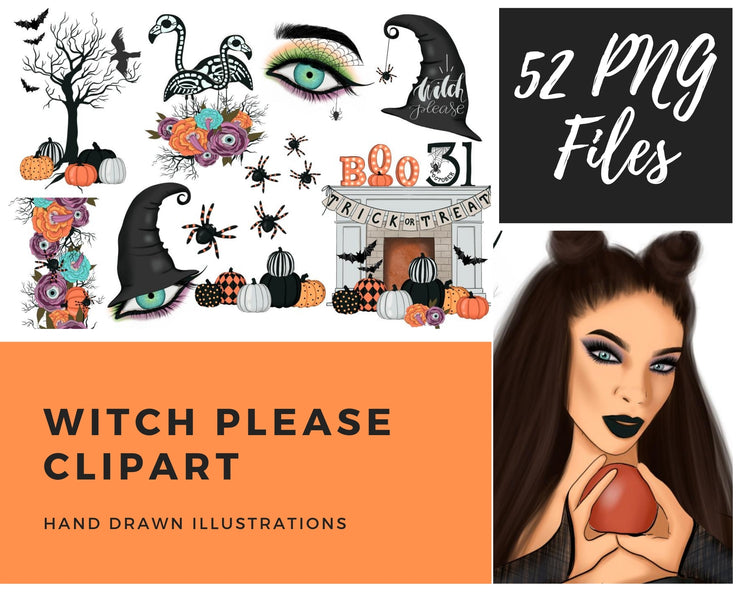 Witch Please Clipart