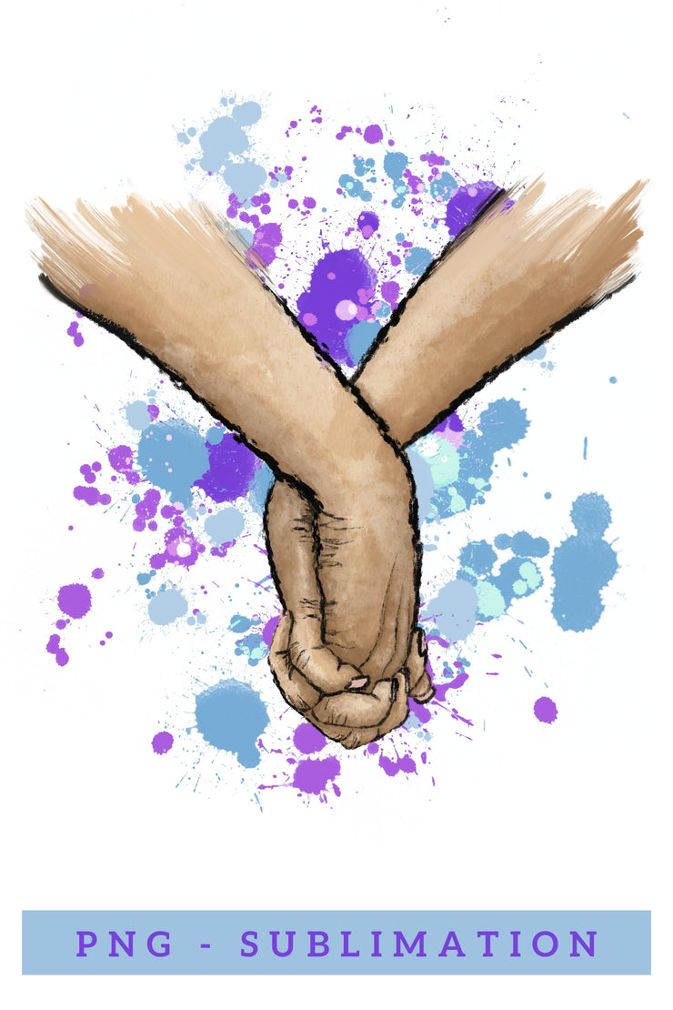 Hands Together | PNG Sublimation