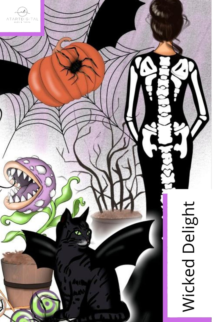 Wicked Delight Halloween Clipart