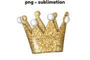 Sublimation Design | Gold Crown Png