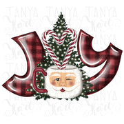 Santa Claus Png | Joy Gnome | Merry Xmas Sublimation Design