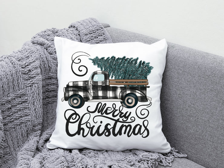 Truck Sublimation | Buffalo Plaid Png | Merry Christmas