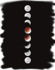 Moon Cycle | Sublimation Design | Phases Of The Moon