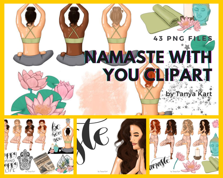 Namaste With You Clip Art