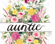 Floral Bouquet | Sublimation Design | Auntie Png