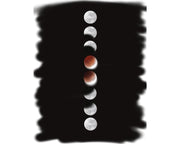 Moon Cycle | Sublimation Design | Phases Of The Moon