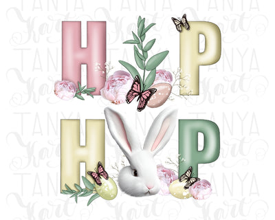 Hip Hop Easter Png | Spring Flowers Sublimation