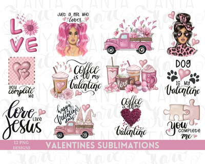 Valentines Day Png | Love Clipart | Valentine Sublimations