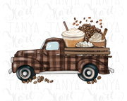 Coffee Truck | PNG Sublimation | Digital Download