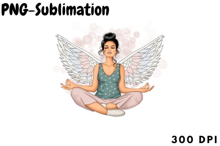 Yoga Sublimation Mindfulness Png