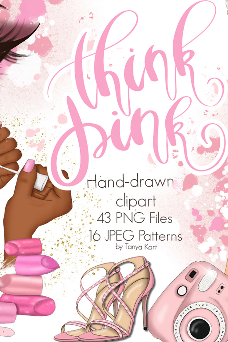 Think Pink Clipart