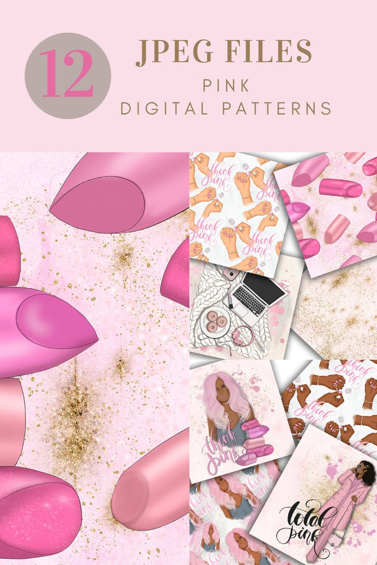 Think Pink Digital Papers