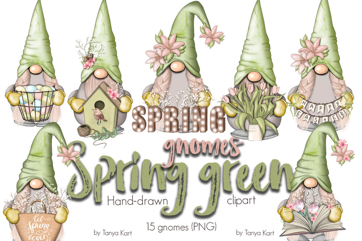 Spring Green Gnomes Icons