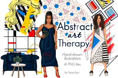 Abstract Art Therapy Clipart