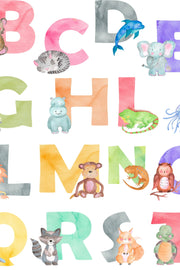 Watercolor Animal Alphabet Sublimation