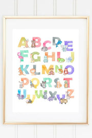 Watercolor Animal Alphabet Sublimation