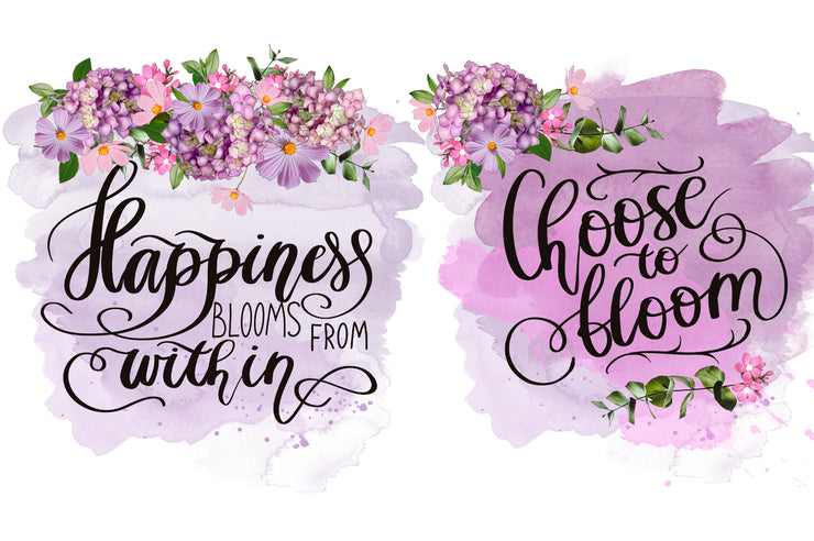Choose To Bloom Clipart