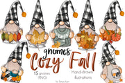 Cozy Fall Gnomes | Buffalo Plaid