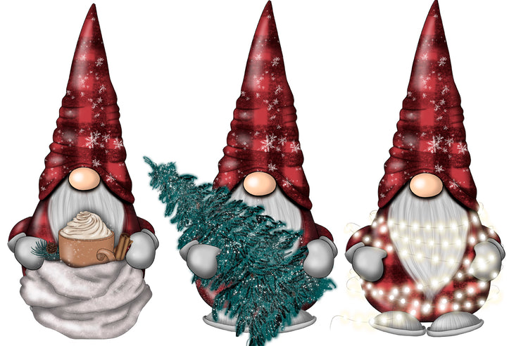 Christmas Gnomes | Buffalo Plaid
