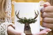 Deer Lights | Xmas PNG | Seasonal Graphics Design