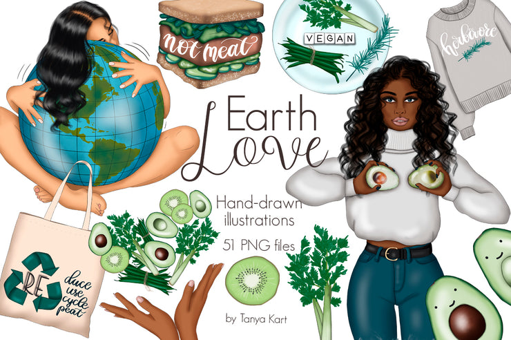 Earth Love Clipart