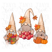 Autumn Gnomes Sublimation Design