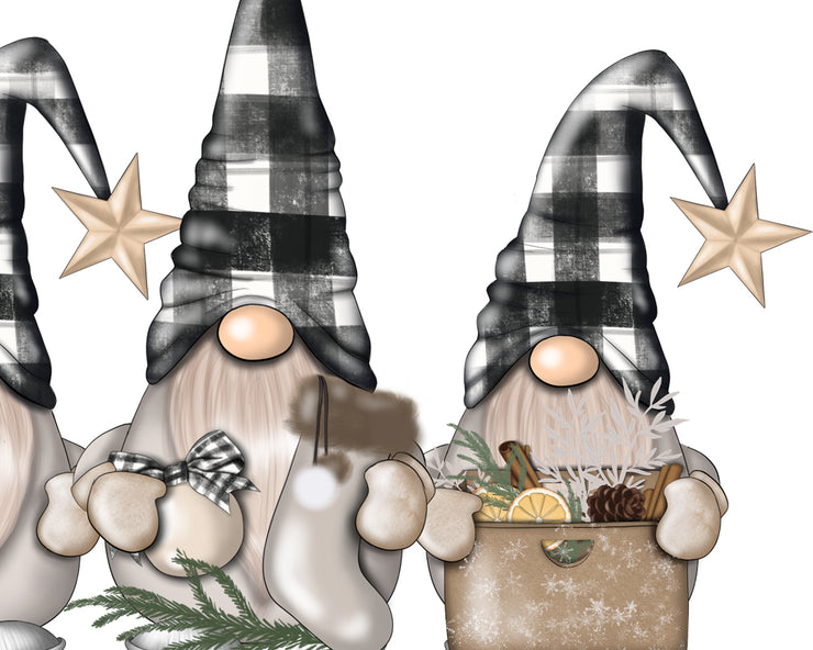 Christmas Gnomes Png Digital Design