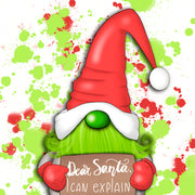 Green Gnome | Dear Santa I Can Explain