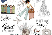 Travel Sticker | Goodnotes | African American