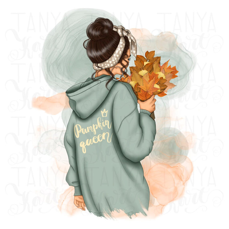 Pumpkin Queen Png | Sublimation Design