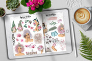 Floral Goodnotes Stickers