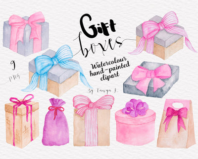 Gift Boxes Clipart