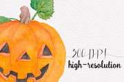 Halloween Watercolor Clip Art
