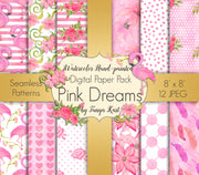 Pink Dreams Digital Paper