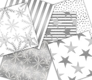 Silver Christmas Paper