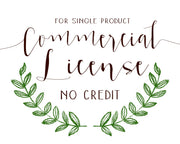 Commercial License for No Credit Use