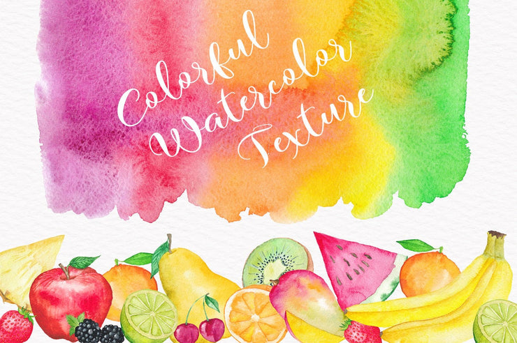 Fruits Watercolor Collection