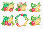 Vegetable Watercolor Collection