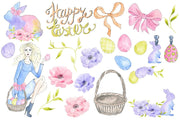 Happy Easter Spring Clipart