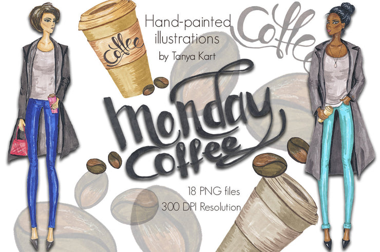 Monday Coffee Clipart