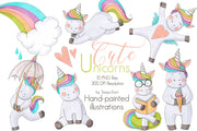 Cute Unicorns Clipart